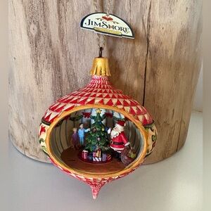 JIM SHORE 2008 Heartwood Creek Collectible Christmas Diorama Ornament